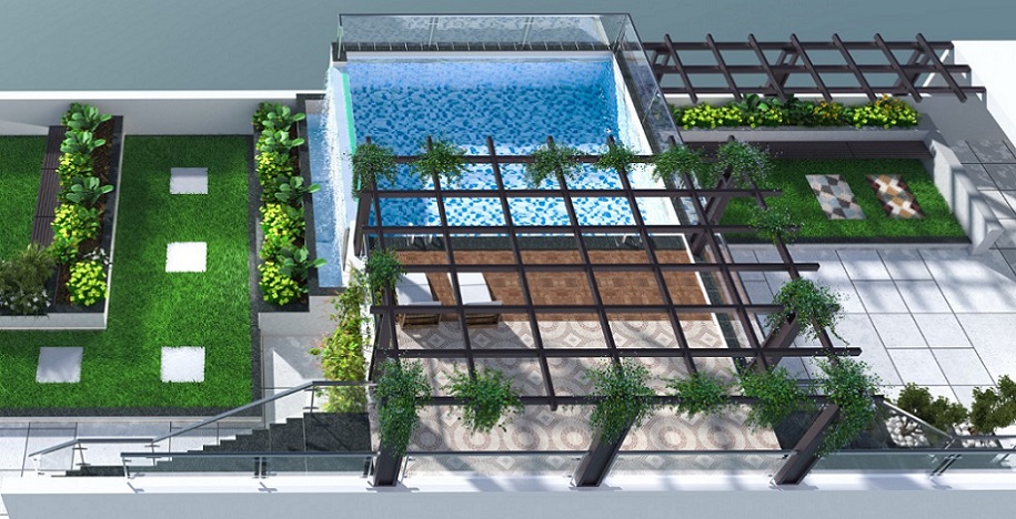 Rooftop Paradise - Blu Sapphire Apartment