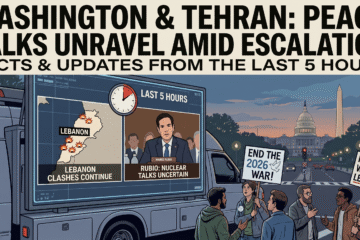BREAKING US-Iran Peace Talks Hit Critical Snarl Amid Escalating Lebanon Clashes; Rubio Reveals Nuclear Breakthrough But War End-Date Remains Shaky